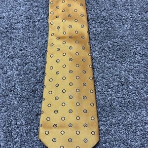 Turnbull & Asser Yellow Polka Dot Tie